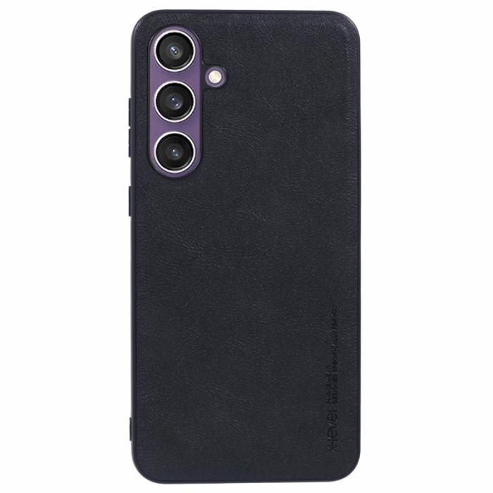 X-Level - X-LEVEL Bojue-3 Mobilskal till Samsung Galaxy S24 FE PU Läder Svart