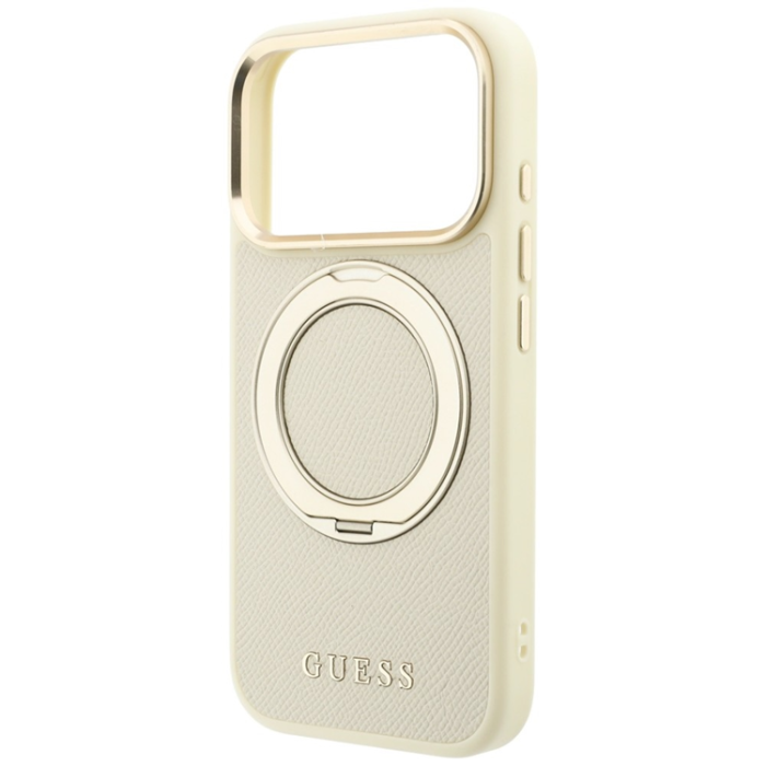 Guess - Guess Mobilskal För iPhone 18 Pro Max/17 Pro Max Magsafe Ringställ 360