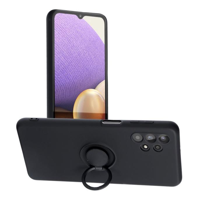 Forcell - Forcell Galaxy A32 5G Skal Silikon Ring - Svart