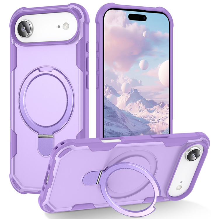 iPhone Air Mobilskal MagSafe Kickstand Shockproof - Lila | 2353 | AlltMobil