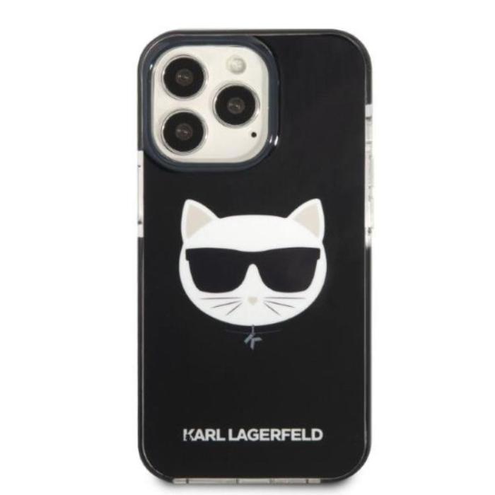 KARL LAGERFELD - Karl Lagerfeld iPhone 13 Pro Skal Choupette Head - Svart