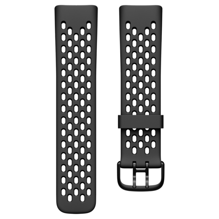 UTGATT1 - Puro Sports Plus Silicone Band Fitbit Charge 5 - Svart