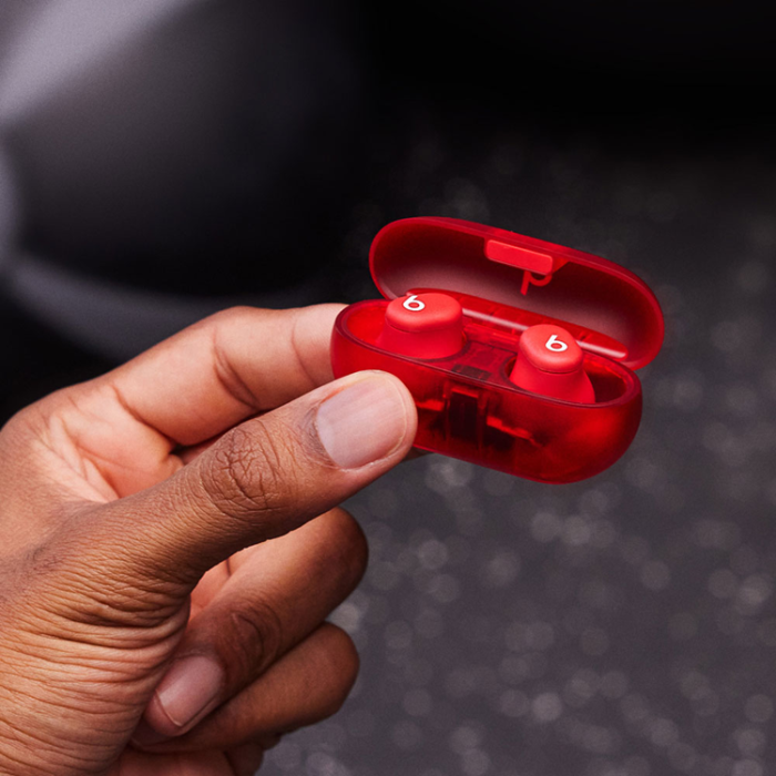 Apple - Apple Beats Solo Buds In-Ear Trådlös - Genomskinligt Röd