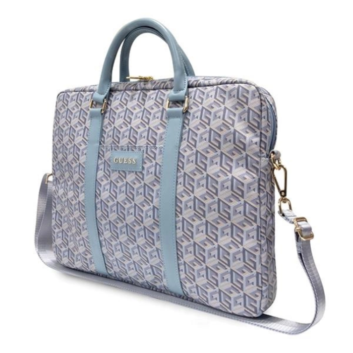 Guess - Guess Datorfodral 16'' GCube Stripes - Blå