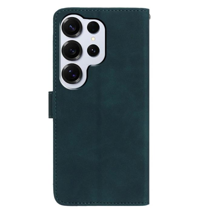 OEM - Samsung Galaxy S26 Ultra Fodral Konstläder Ställ - Grön