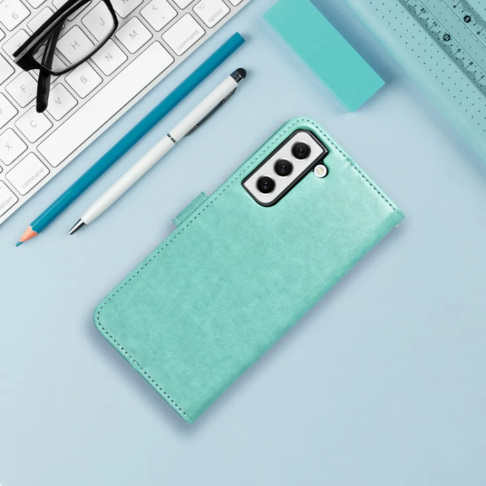 OEM - Galaxy S25 Plånboksfodral Mezzo - Dreamcatcher Grön