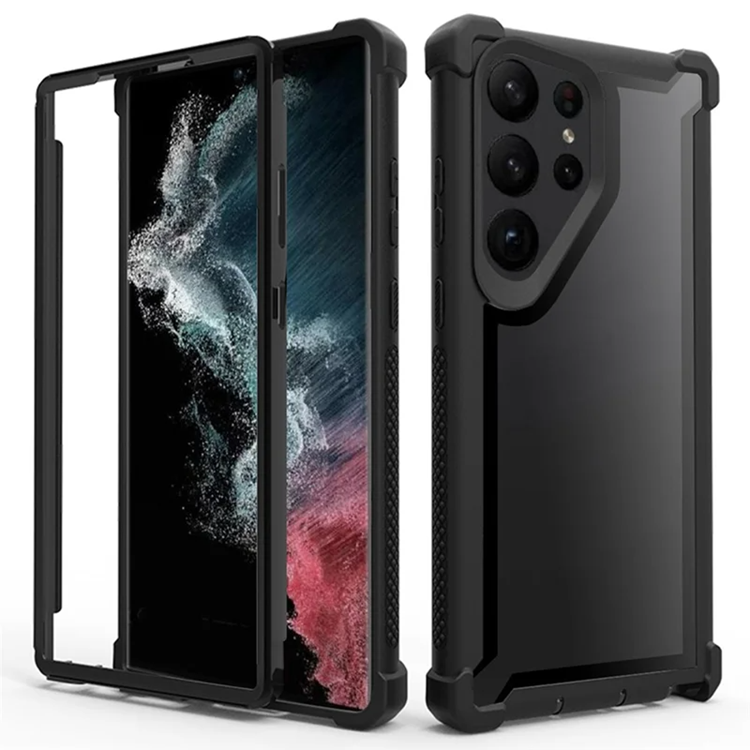 Galaxy S24 Ultra Mobilskal TPU + PC Shockproof (Svart) | 2353 | AlltMobil