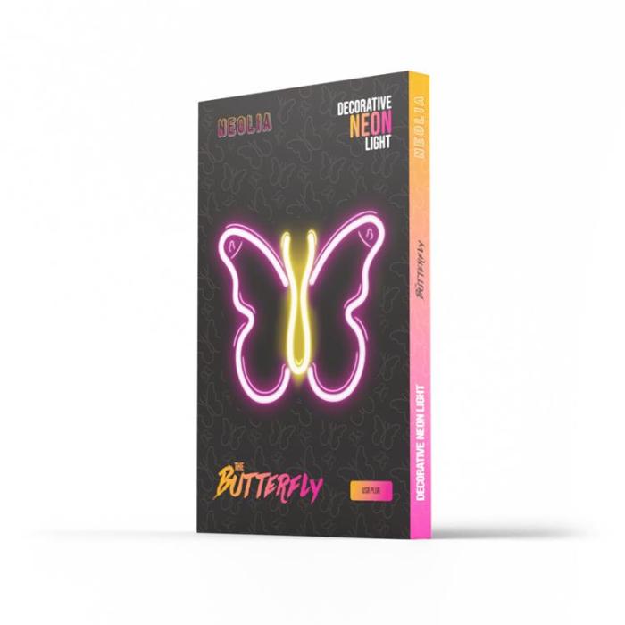 Neolia - Neolia LED Neon Light BUTTERFLY NNE03 - Rosa