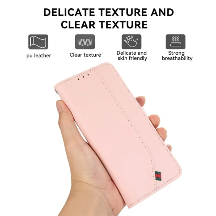 A-One Brand - Sony Xperia 1 VII Plånboksfodral RFID Läder - Rosa