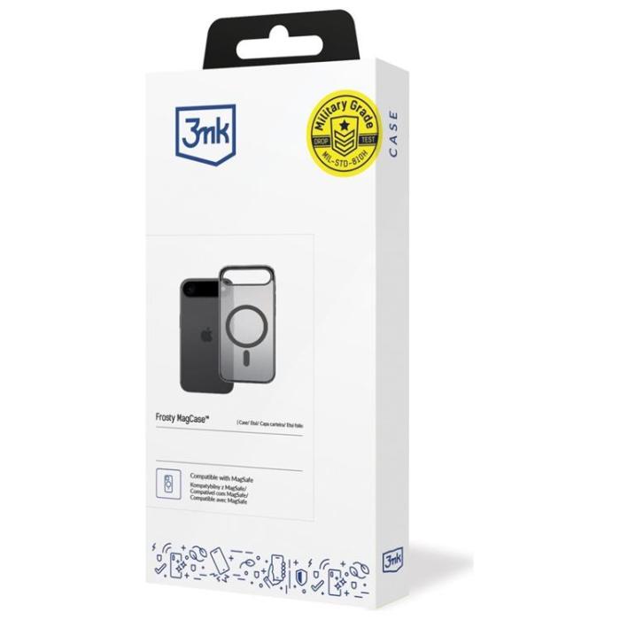 3MK - 3MK iPhone 17 Air Mobilskal MagSafe Frosty - Svart