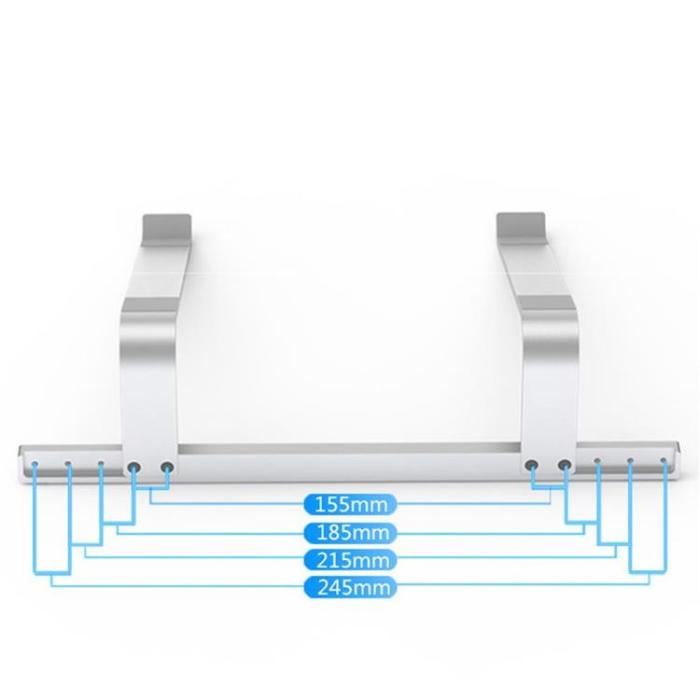 Tech-Protect - Tech-Protect Alustand Universell Justerbart stativ för bärbar dator Silver