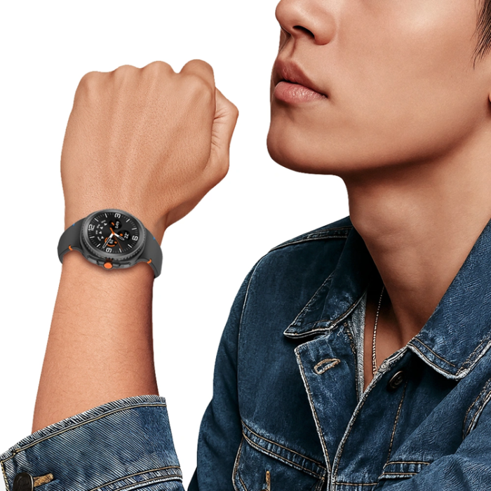 Tech-Protect - Tech-Protect Galaxy Watch 8 (40/44/46mm) Armband Silikon - Starlight