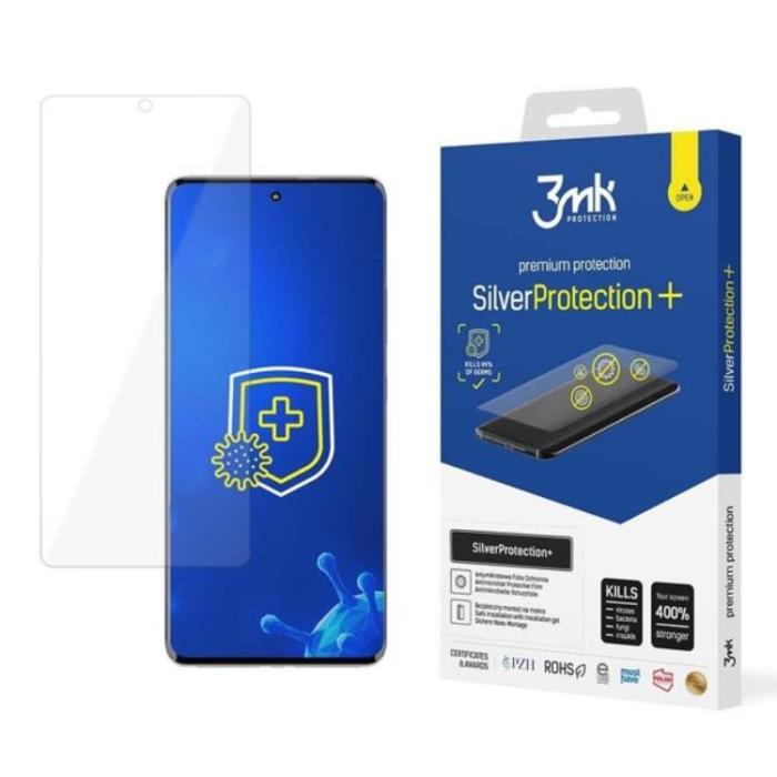 3MK - 3mk Motorola Edge 30 Fusion Plastfilm skärmskydd Silver Protection+