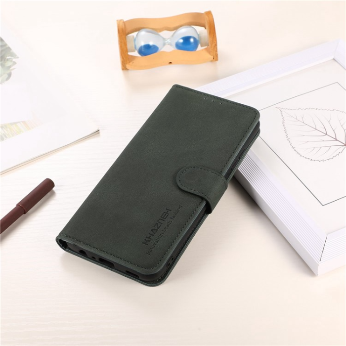 KHAZNEH - KhAZNEH OnePlus Nord CE 3 Lite Plånboksfodral Textured Flip - Grön