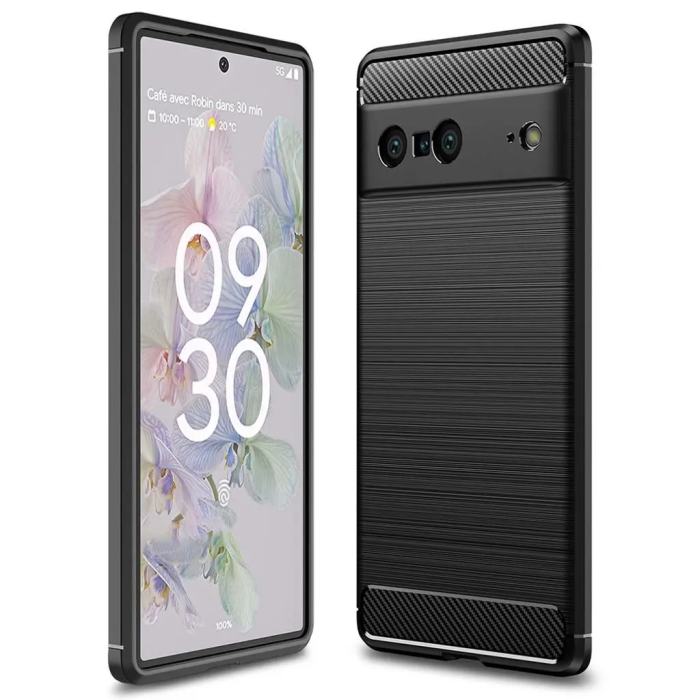 UTGATT - Google Pixel 7 Mobilskal Flexibelt - Svart