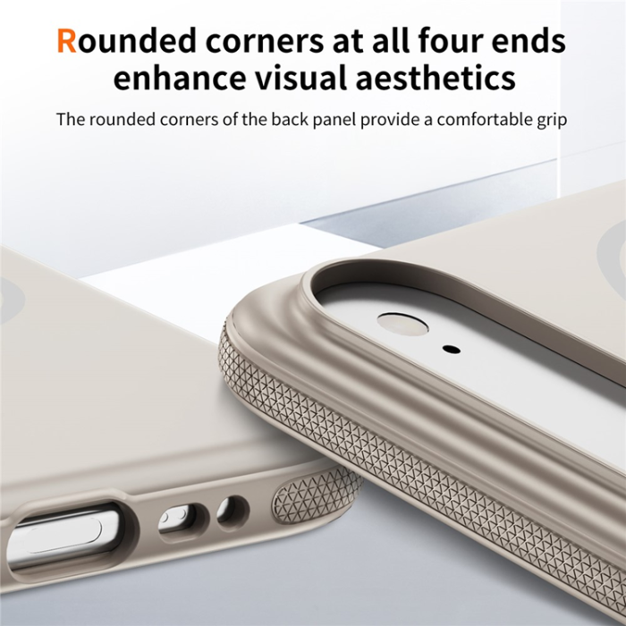 A-One Brand - iPhone Air Mobilskal MagSafe PC + TPU Shockproof - Grå