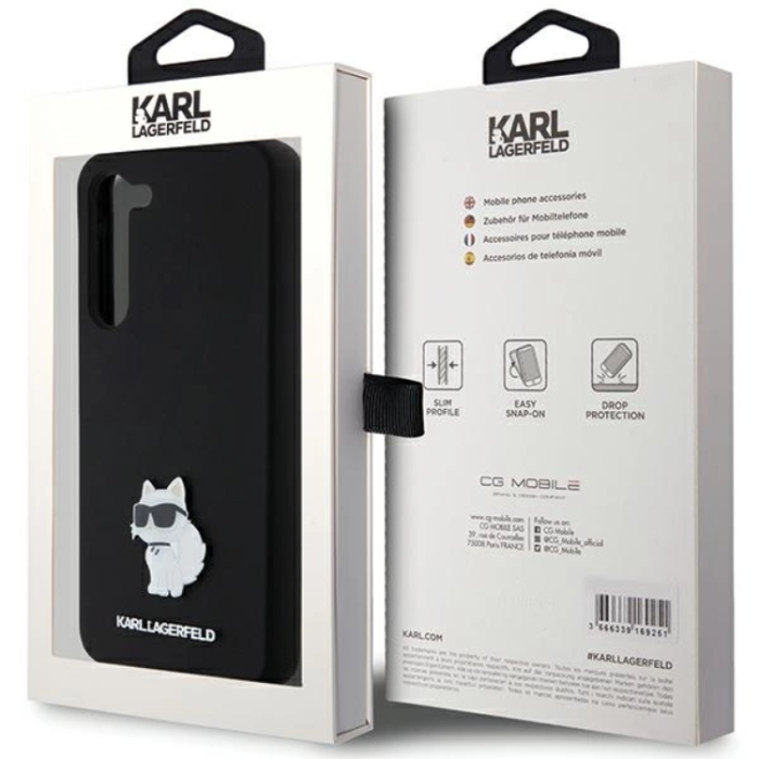 KARL LAGERFELD - Karl Lagerfeld Galaxy S23 Mobilskal Silikon Choupette