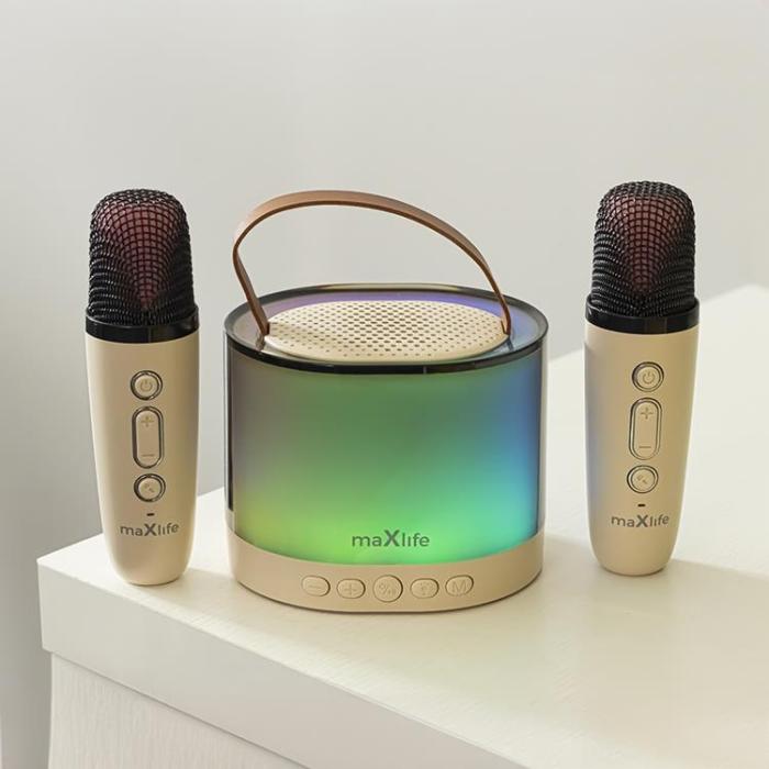 Maxlife - Maxlife Bluetooth Mikrofon och Högtalare MXKS-200 - Vit
