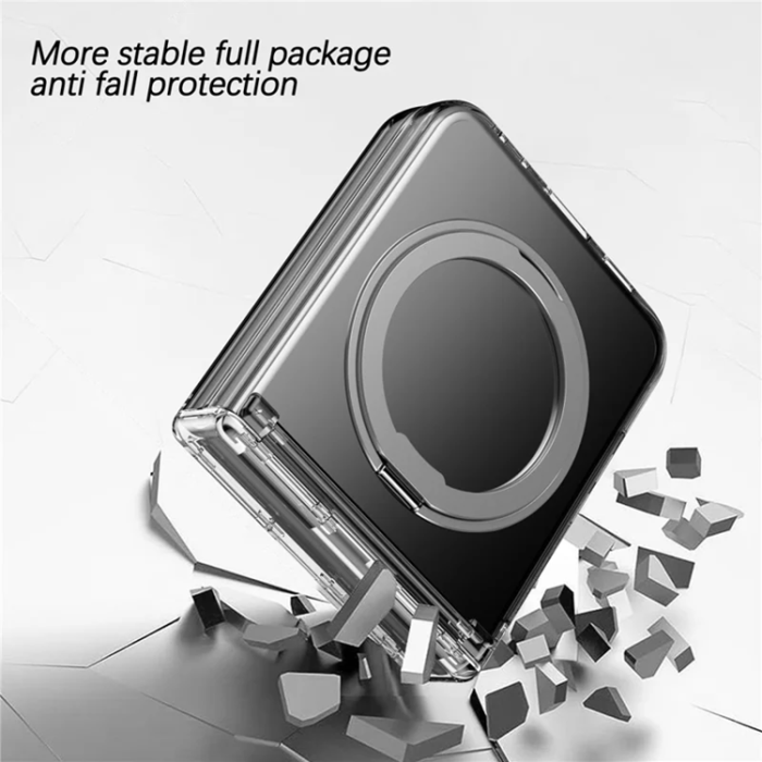 A-One Brand - Galaxy Z Flip 7 Mobilskal Magsafe Spring Hinge - Transparent