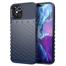 OEM - Thunder Twill Texture iPhone 12 Pro Max Skal - Blå