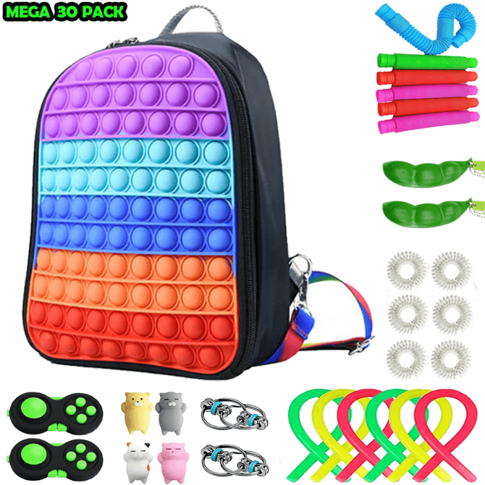 Adventskalender - Adventskalender 2024 - 26 Pack Fidget Pop it Toys för Vuxna & Barn
