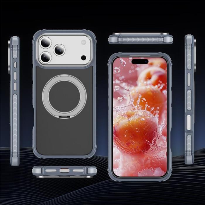 A-One Brand - iPhone 17 Pro Max Mobilskal MagSafe Skin Touch - Grå