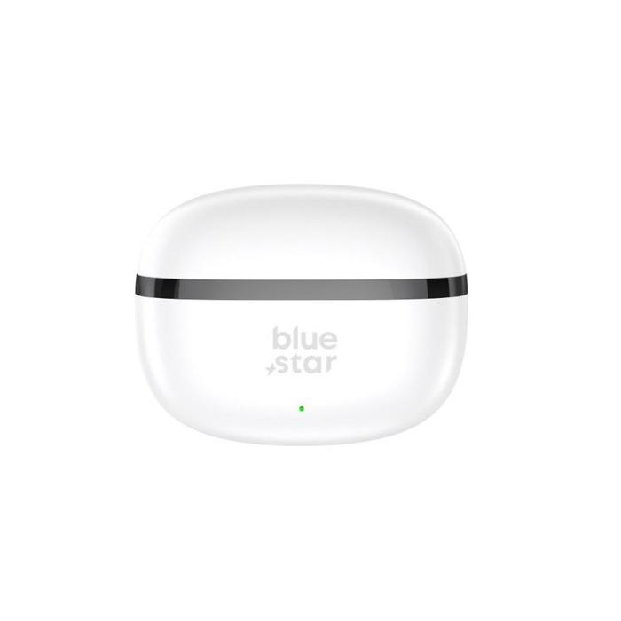 Blue Star - Blue Star TWS Bluetooth Trådlösa Hörlurar Stereo ENC - Vit