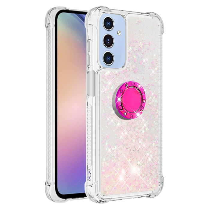 A-One Brand - Galaxy A17/A26 Mobilskal Kickstand Quicksand TPU - Rosa
