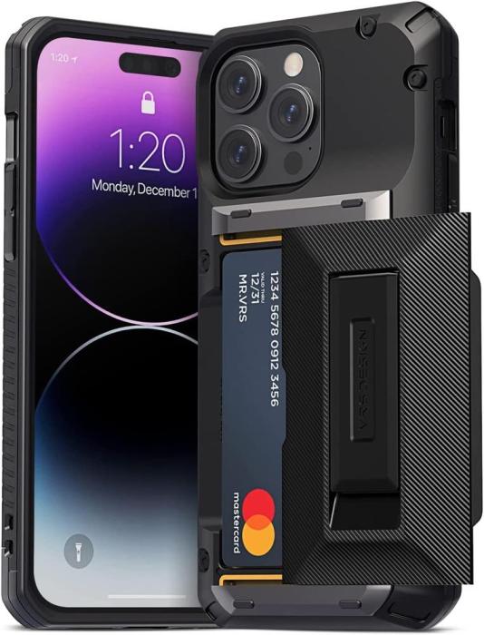VERUS - VRS DESIGN Damda Glide Hybrid Skal iPhone 14 Pro - Svart