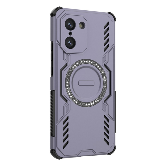 A-One Brand - OnePlus Nord CE5 Mobilskal MagSafe Butterfly Armor Hollow - Lila