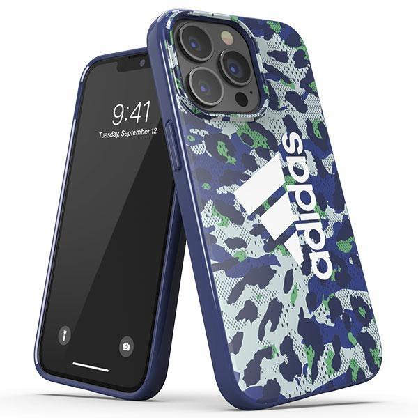 Adidas Mobilskal till iPhone 13/13 Pro Leopard OR Snap - Blå