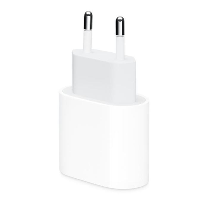 Apple - Apple Väggladdare 20W 3A 1 X USB-C - Vit
