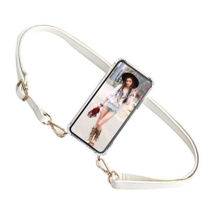 UTGATT1 - Boom Galaxy S10 mobilhalsband skal - Strap White