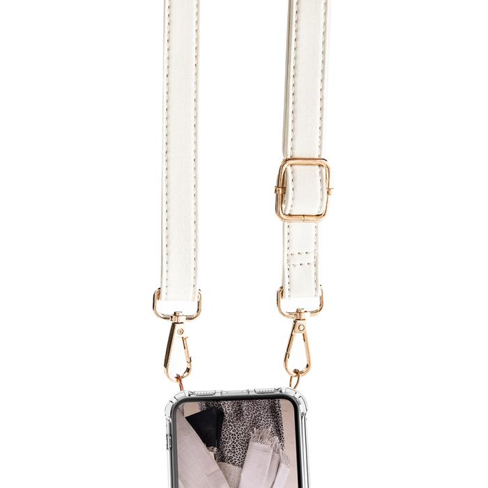 UTGATT1 - Boom Galaxy S10 mobilhalsband skal - Strap White