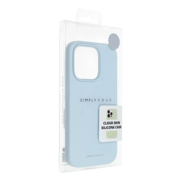 OEM - iPhone 15 Mobilskal Roar Cloud Skin - Ljusblå