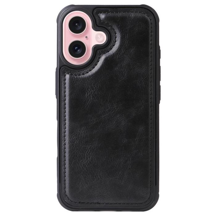 A-One Brand - iPhone 17 Plånboksfodral Detachable Zipper - Svart