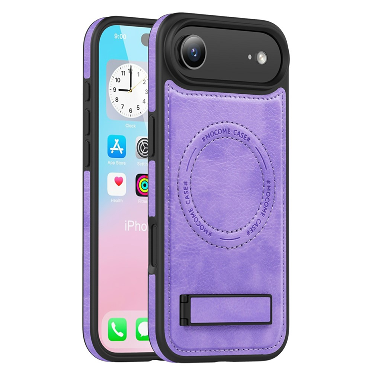 iPhone Air Mobilskal MagSafe Kickstand Läder - Ljuslila | 2353 | AlltMobil