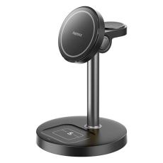 Remax - REMAX Magnetisk 20.5W Trådlös Laddare iPhone, Apple Watch, Airpods CW01