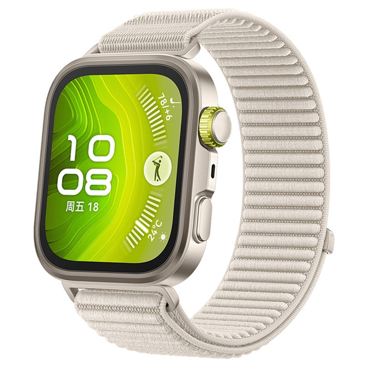 Huawei Watch Fit 4/Fit 4 Pro Armband Magic Tape Nylon - Starlight | 5123 | AlltMobil