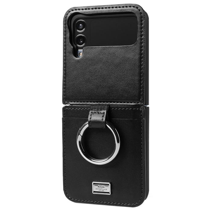 UTGATT - Ringke Galaxy Z Flip 4 Halsbandsskal Signature Folio - Svart