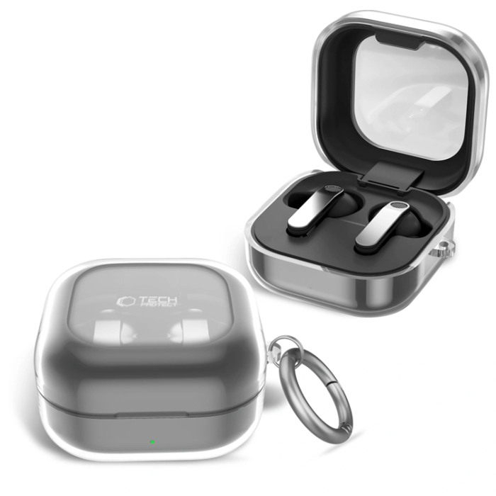 Tech-Protect - Tech-Protect Skal För Galaxy Buds 4/4 Pro Flexair - Clear