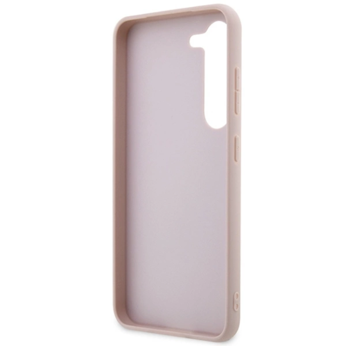 Guess - Guess Galaxy A35 5G Mobilskal Big Metall Logo - Rosa