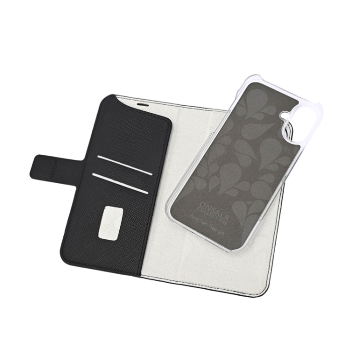 Onsala - Onsala iPhone 16 Plus Plånboksfodral MagSafe Eco - Svart