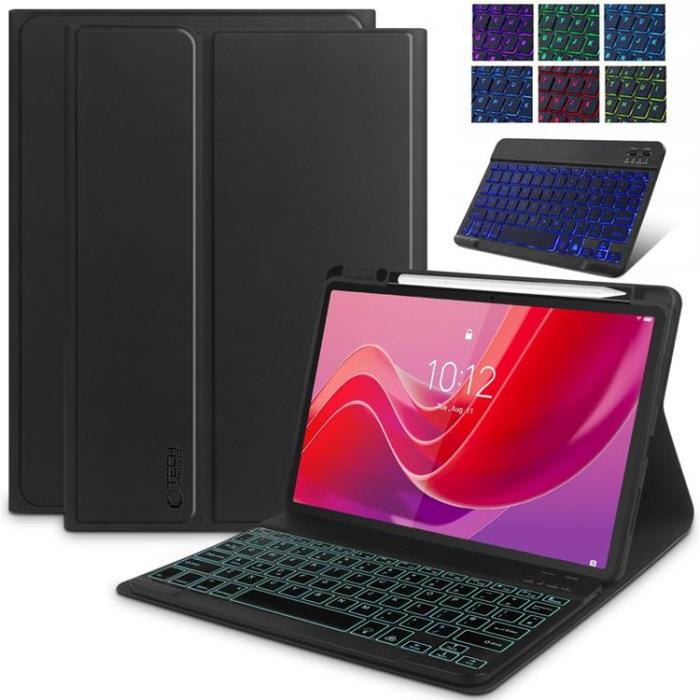 Tech-Protect - Tech-Protect Lenovo Tab M11/K11E Fodral med pennfack Med engelskt Tangentbord