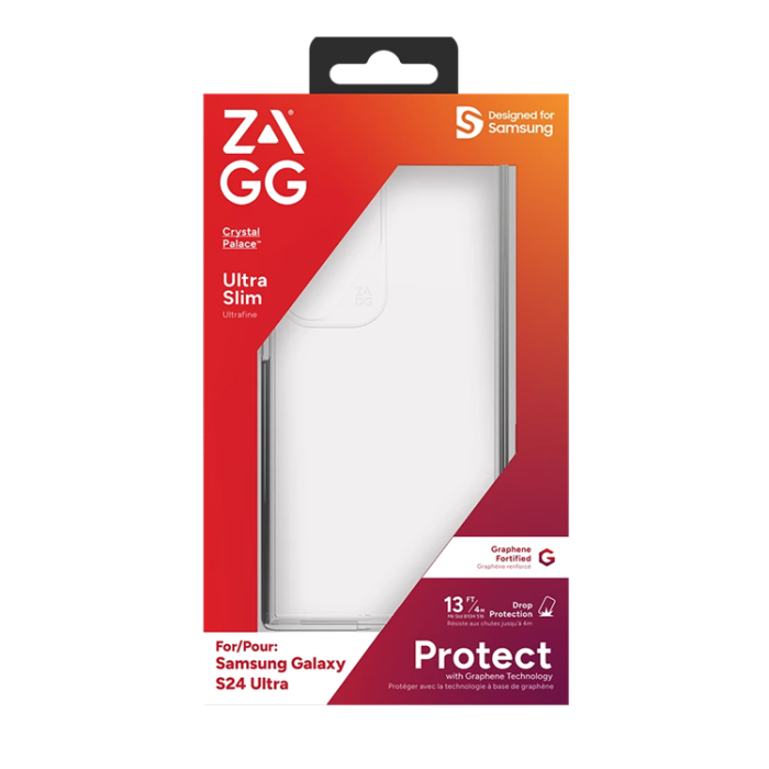 Zagg - ZAGG Galaxy S24 Ultra Mobilskal Crystal Palace - Transparent