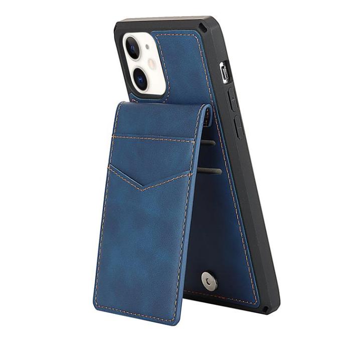 OEM - Skal med Kortplatser till iPhone 11 - Blå