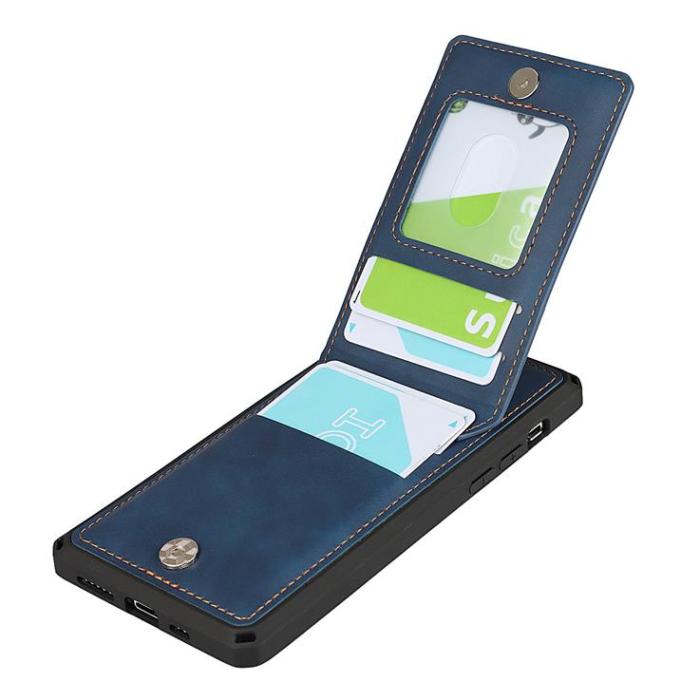 OEM - Skal med Kortplatser till iPhone 11 - Blå