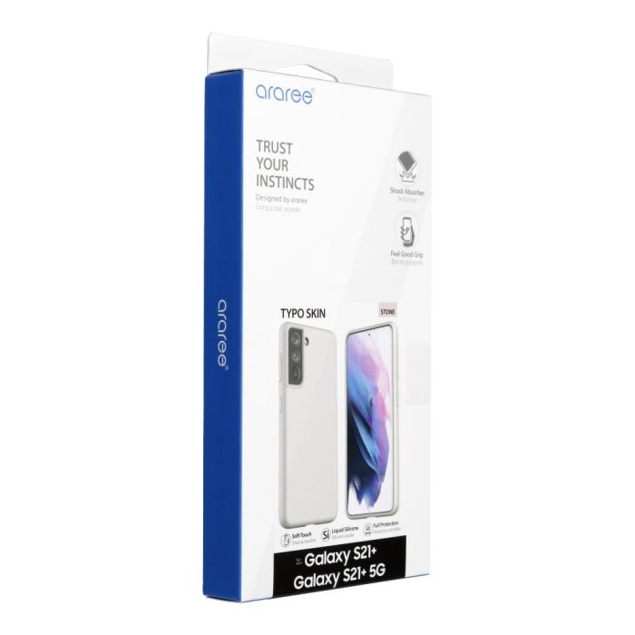 UTGATT1 - ARAREE Typoskin Skal till Samsung Galaxy S21 PLUS skin stone