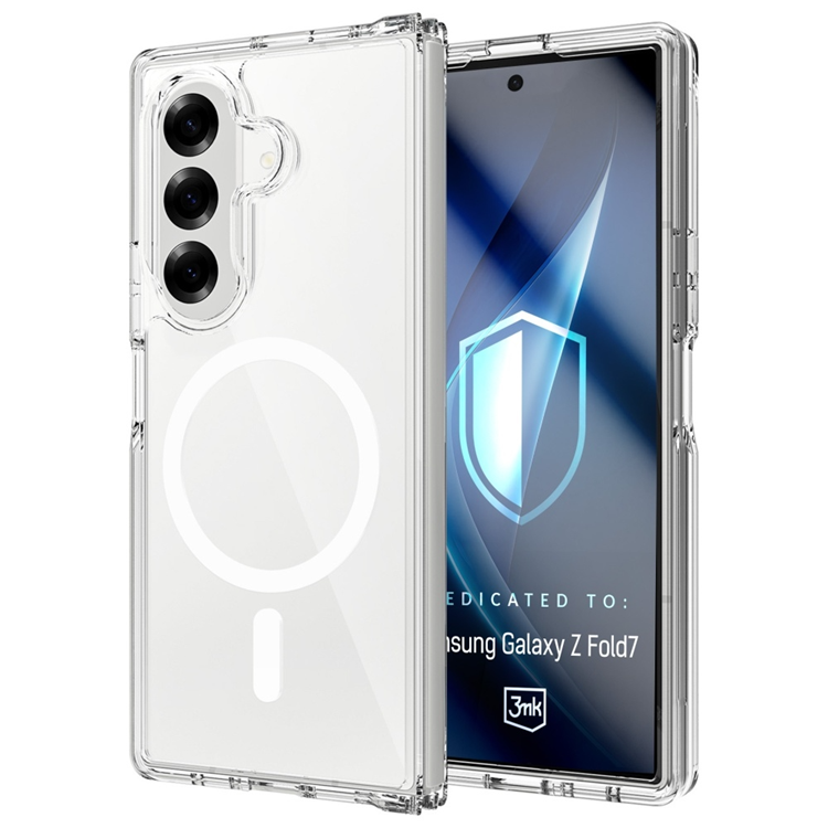 3MK Mobilskal till Galaxy Z Fold 7 MagSafe Armor - Transparent | 2353 | AlltMobil
