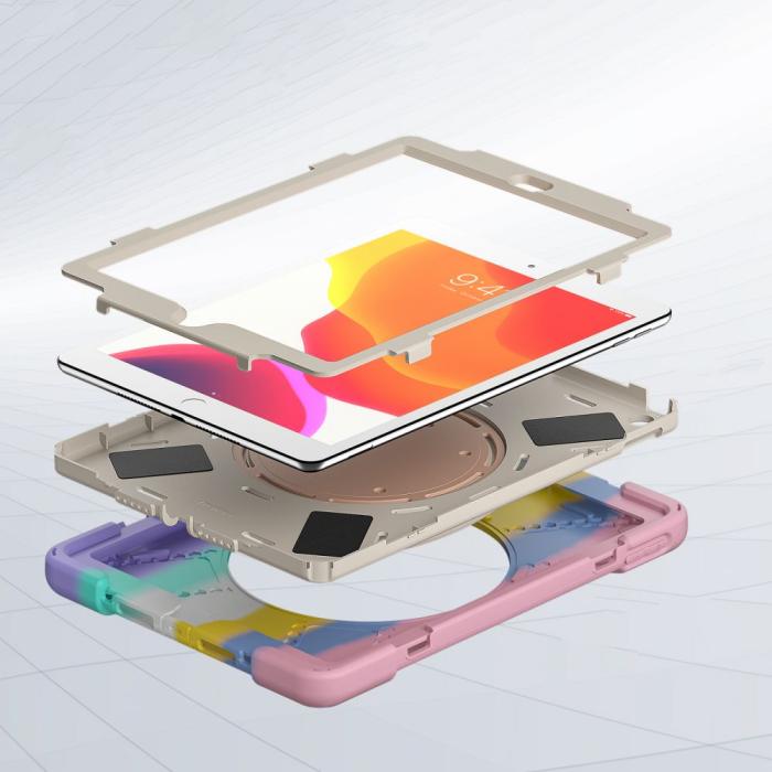Tech-Protect - Tech-Protect X-Armor Skal Till iPad 10.2 7/8/9/2019/2020/2021 - Baby Color